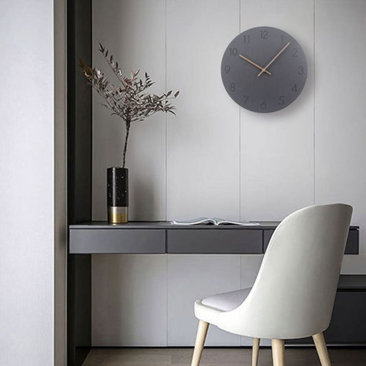 NordWhisper Wall Clock - Silent Wall Clock in Nordic Design