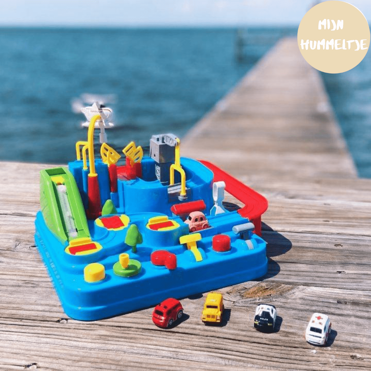 CityAdventure – Interactive City Play World with 4 Cars & Helicopter for Children Ages 3+