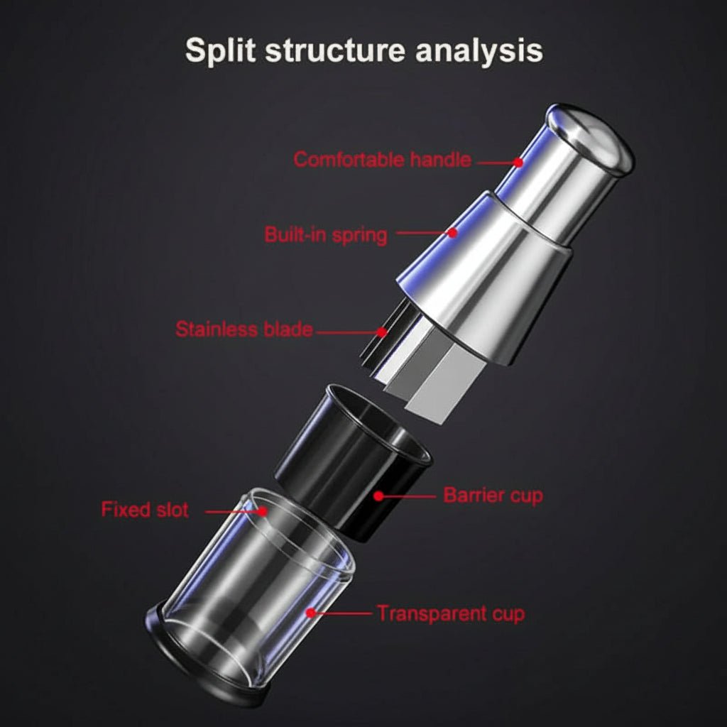 GARLIC MASTER - Efficient Stainless Steel Garlic Press for Quick and Effortless Pressing in Everyday Use