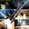 Taktische Taschenlampe – LED Taschenlampe mit Zoom & Powerbank-Funktion