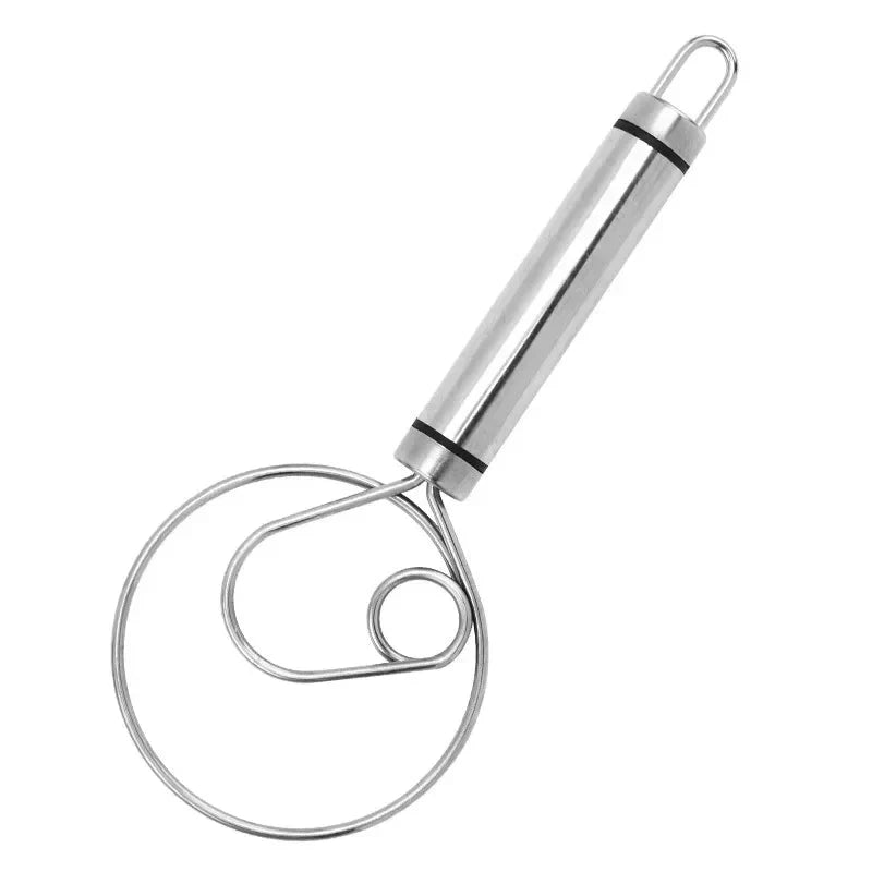 Robuster Edelstahl-Danish Dough Whisk – Langlebiges, Ergonomisches Design für Vielseitiges Backen & Kochen