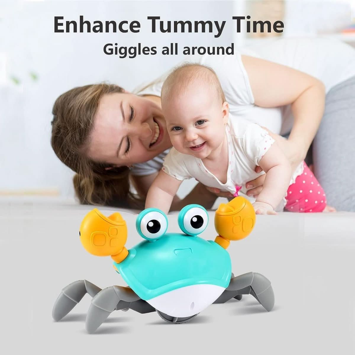 MoveeCrab – Interactive Crawling Aid with Music and Light for Babies