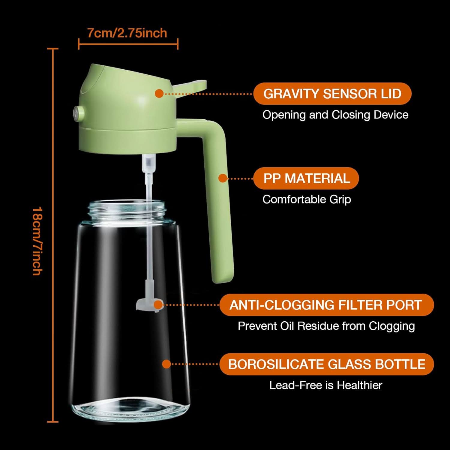 Oil Sprayer – 2-in-1 Oil Sprayer and Pourer