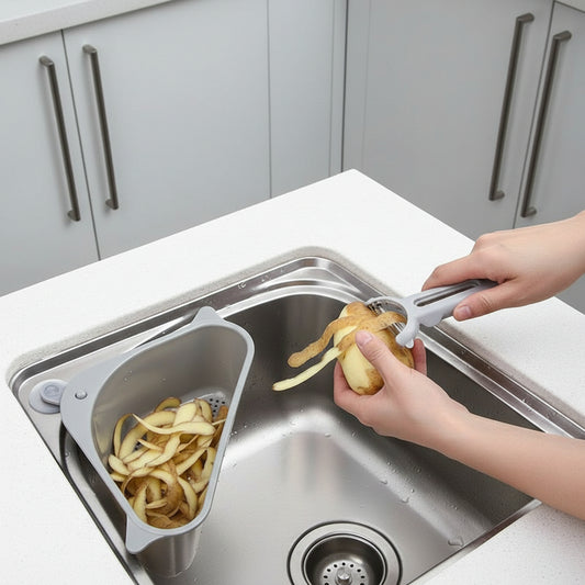 Sink Caddy - Triangular Caddy For An Organized Kitchen Sink