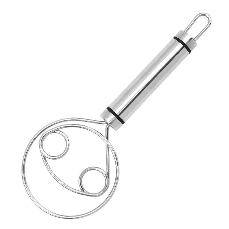 Robuster Edelstahl-Danish Dough Whisk – Langlebiges, Ergonomisches Design für Vielseitiges Backen & Kochen