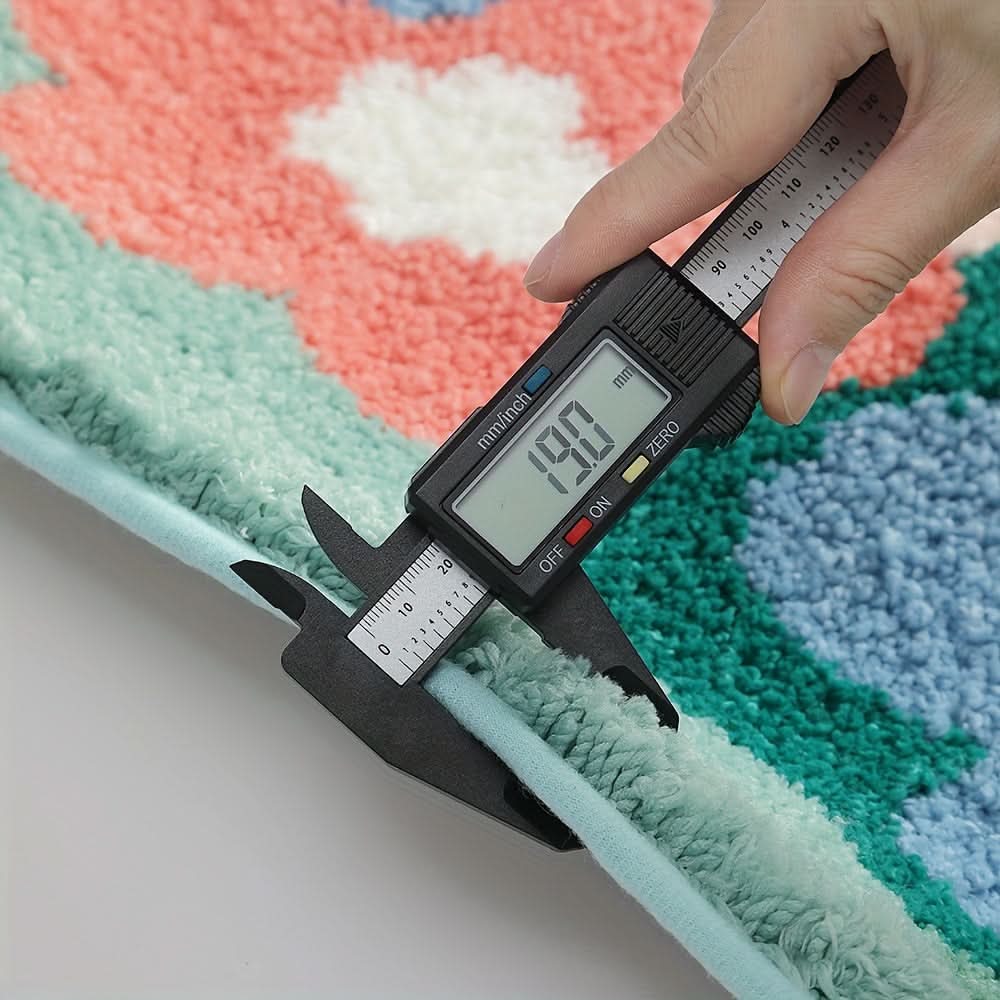 FlorSoft - Extra Absorbent Bath Mat With Floral Pattern