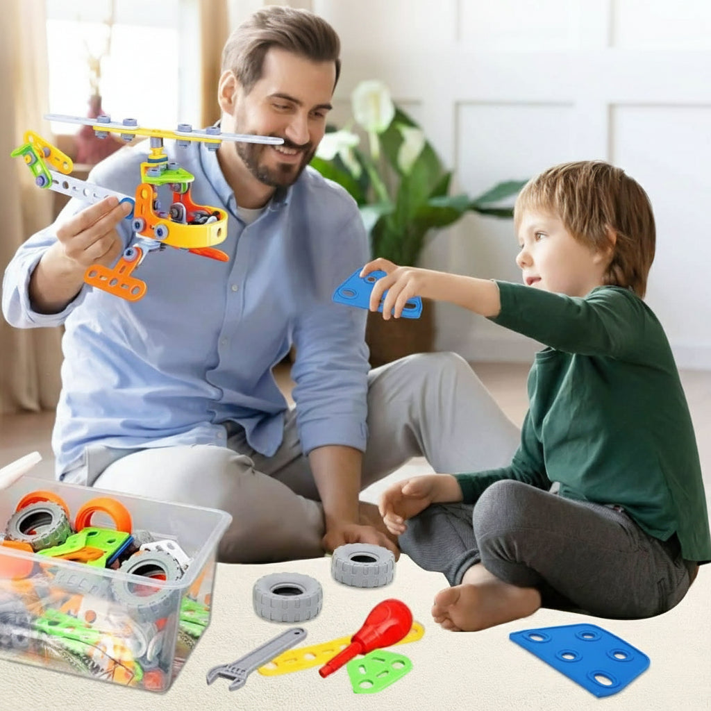 Building Buddy Construction Set – Creative Construction Toy for Children Ages 3+