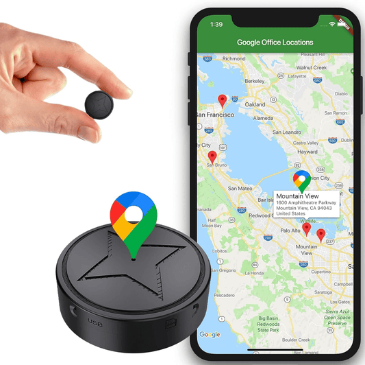 Smart GPS Tracker – Compact Real-Time GPS Tracker With Magnet For Valuables, Pets, And Vehicles