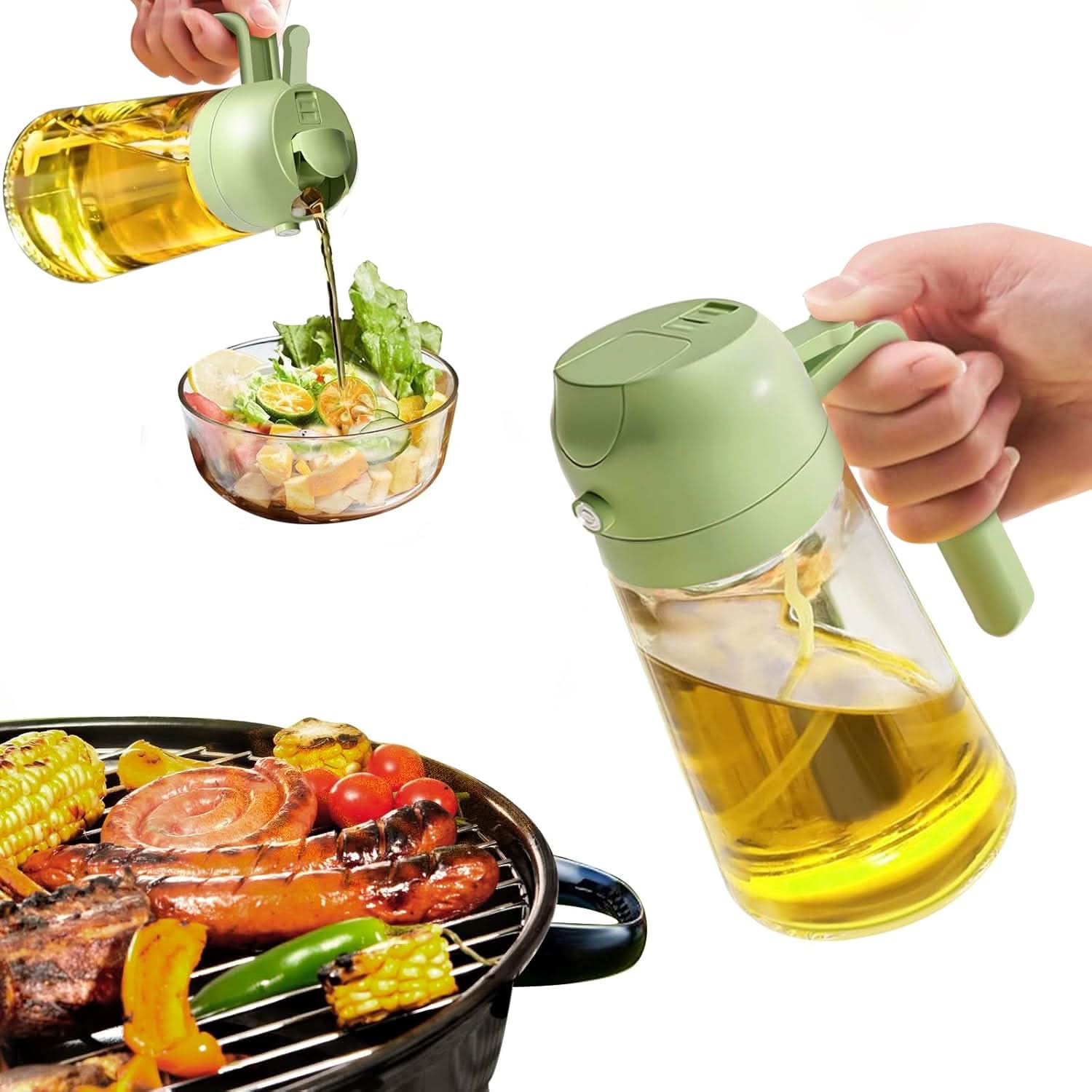 Oil Sprayer – 2-in-1 Oil Sprayer and Pourer