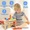Wooden Craft Kids Tool Box - Wooden Tool Box Creative Play Motor Skills From 6 Months