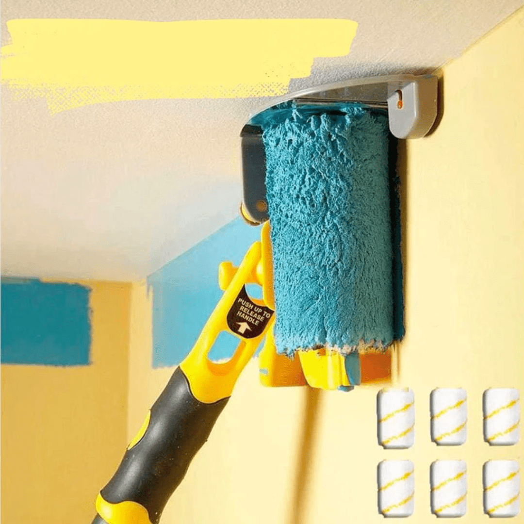 Color Buddy - Paint Roller for Precise Edges Without Taping | Fast & Clean Painting