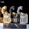 Gear Flame Lighter – Windproof Lighter with Gear Mechanism