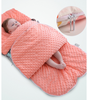 Baby Schlafsack mit Kapuze – Minky Decke für Neugeborene