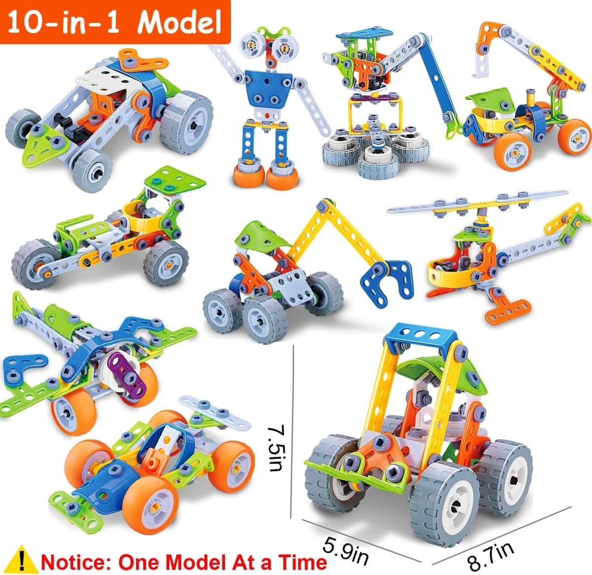 Building Buddy Construction Set – Creative Construction Toy for Children Ages 3+