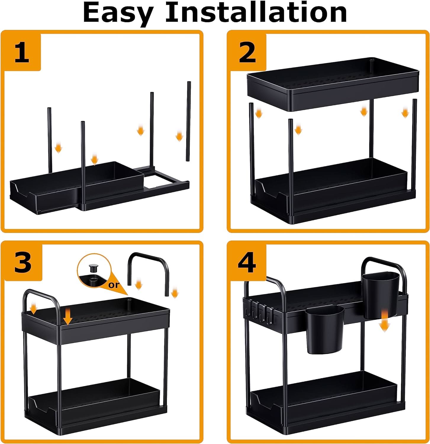 ÖkoRaum - 2-Tier Under-Sink Shelf