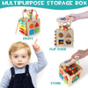 EduCube 8-in-1 – Wooden Montessori Learning Toy for Toddlers 18 Months and Up