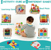 EduCube 8-in-1 – Wooden Montessori Learning Toy for Toddlers 18 Months and Up