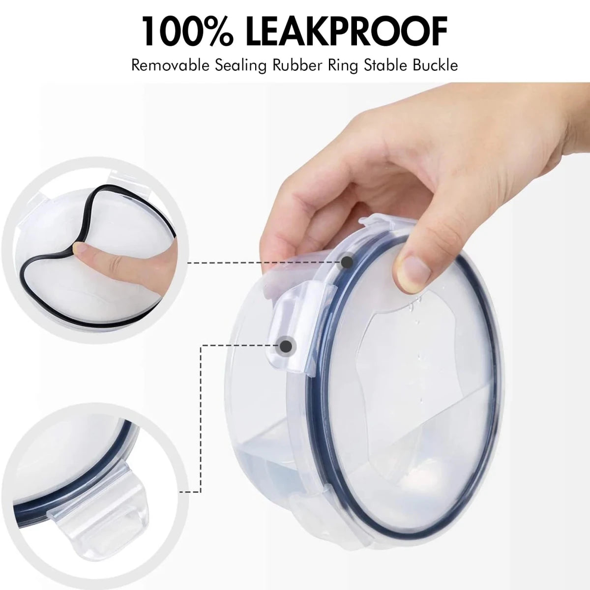 GlassSafe Storage Set – Airtight Storage System for an Organized Kitchen