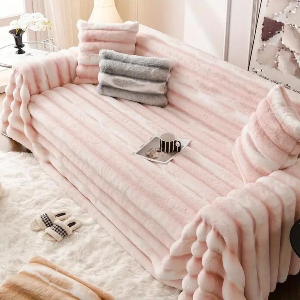 FleeceElegance - Thick and Cloud-like Sofa Cover