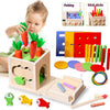 Activity Cube – Montessori Wooden Toy for Early Learning and Motor Skill Development