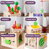 Activity Cube – Montessori Wooden Toy for Early Learning and Motor Skill Development