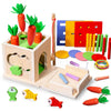 Activity Cube – Montessori Wooden Toy for Early Learning and Motor Skill Development
