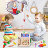 Activity Cube – Montessori Wooden Toy for Early Learning and Motor Skill Development