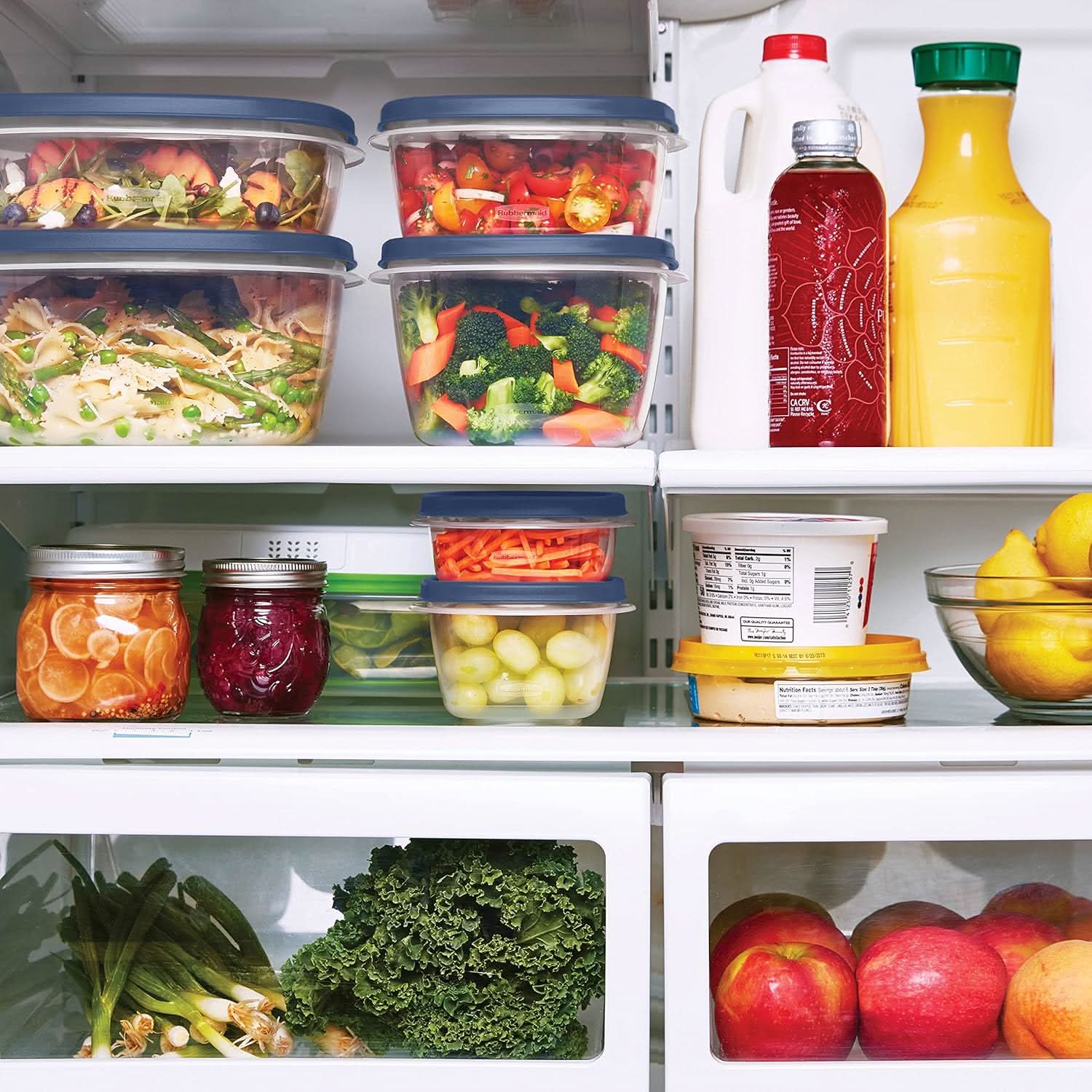 Stackable Food Storage Containers – Stackable Storage Boxes for Freshness, Organization & Space-Saving Kitchen