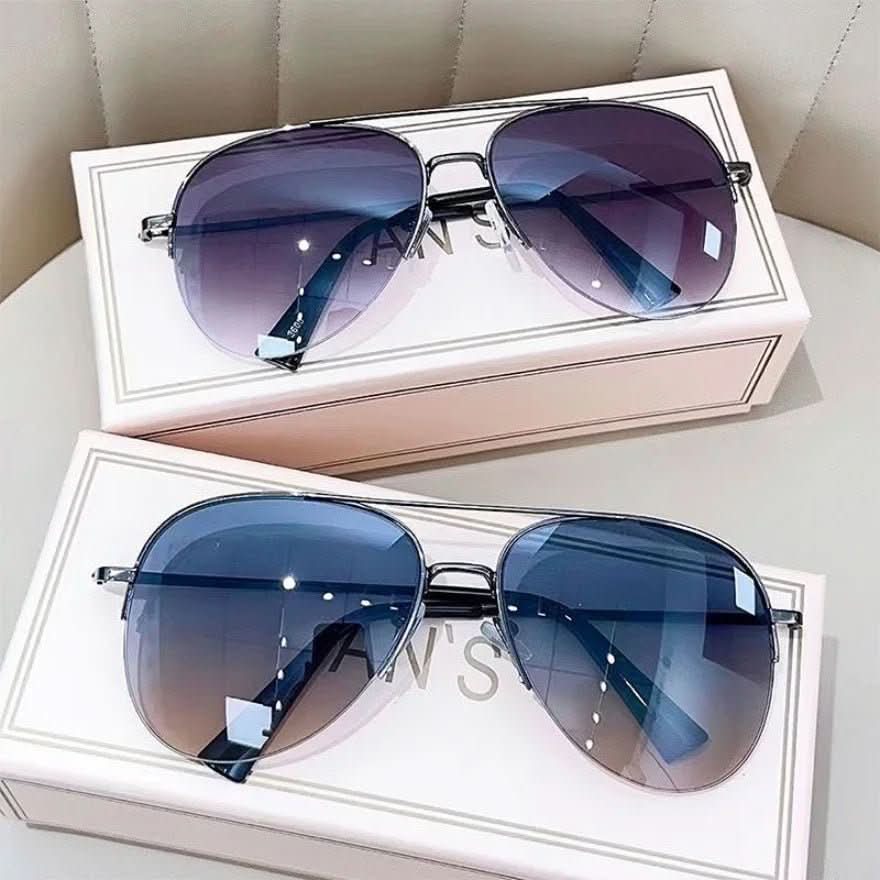 Air Glide Sunglasses - Men's Pilot Sunglasses with Gradient and UV400 Protection