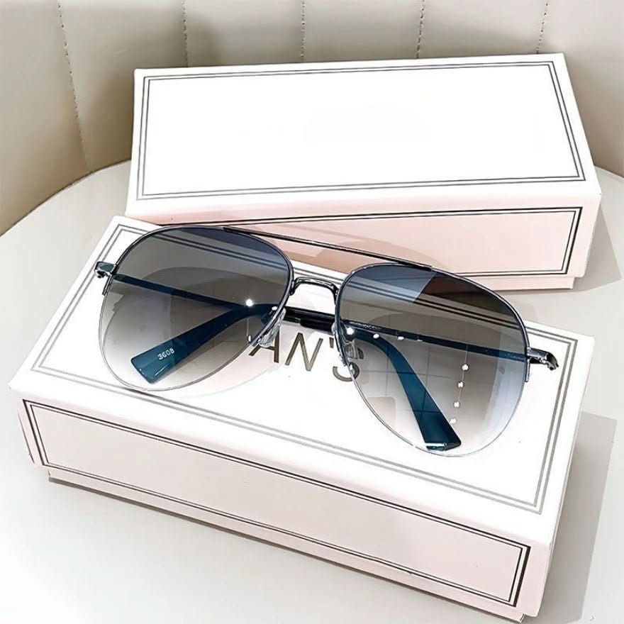 Air Glide Sunglasses - Men's Pilot Sunglasses with Gradient and UV400 Protection