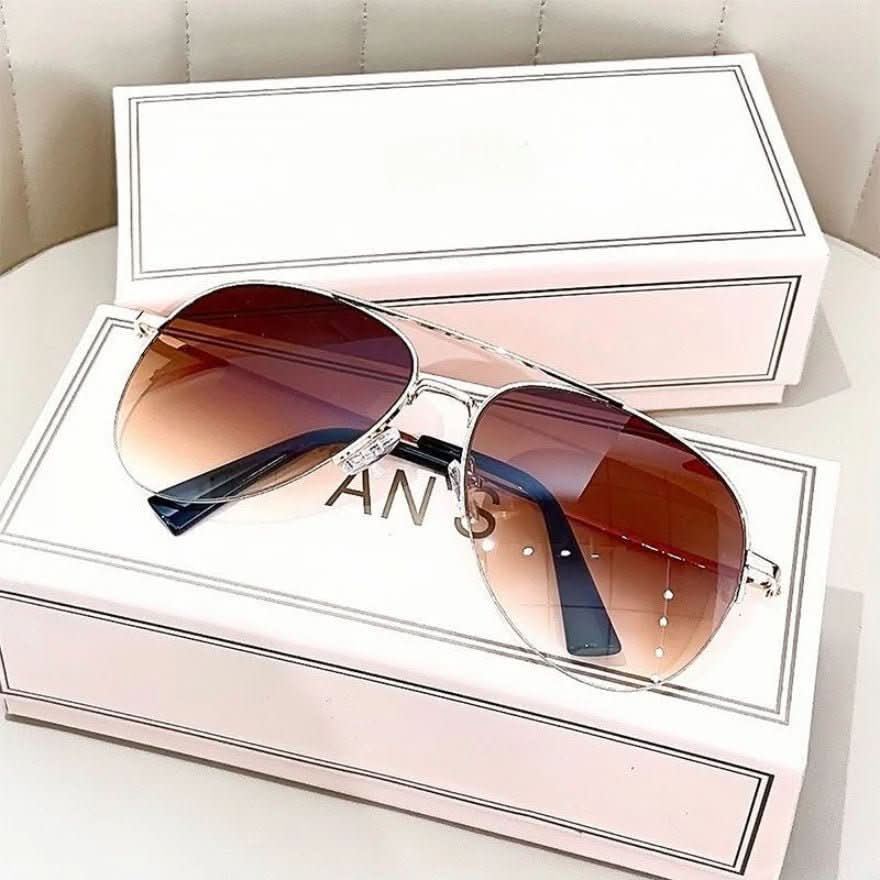 Air Glide Sunglasses - Men's Pilot Sunglasses with Gradient and UV400 Protection