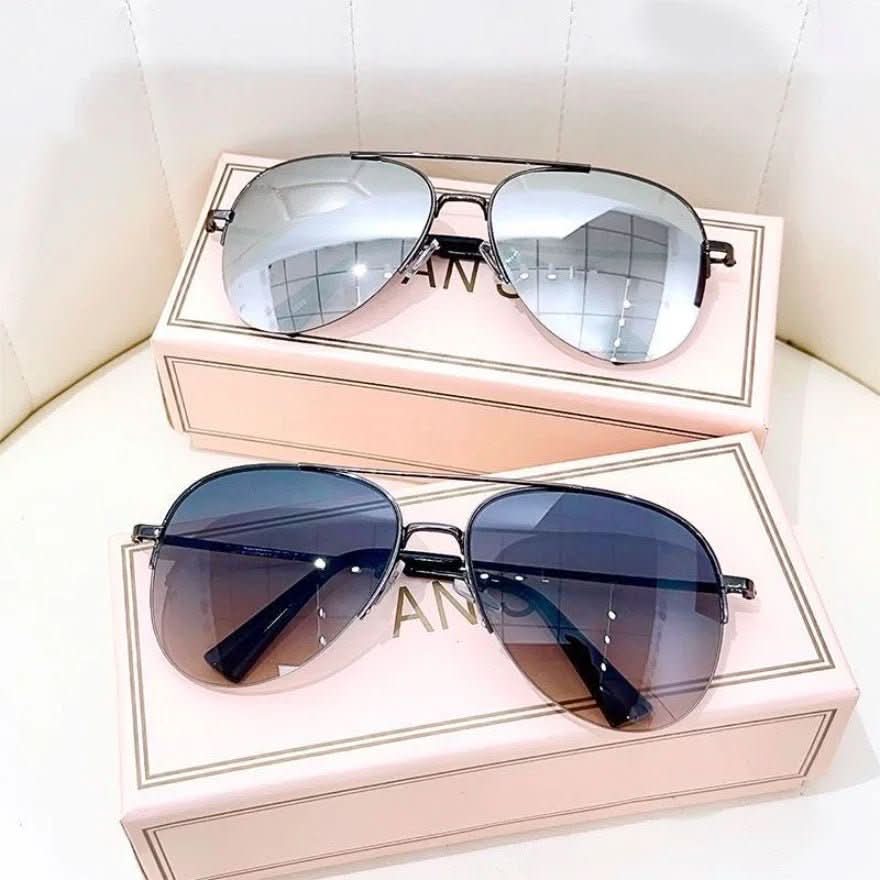 Air Glide Sunglasses - Men's Pilot Sunglasses with Gradient and UV400 Protection