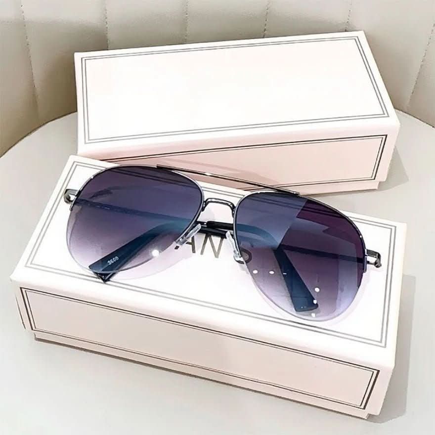Air Glide Sunglasses - Men's Pilot Sunglasses with Gradient and UV400 Protection