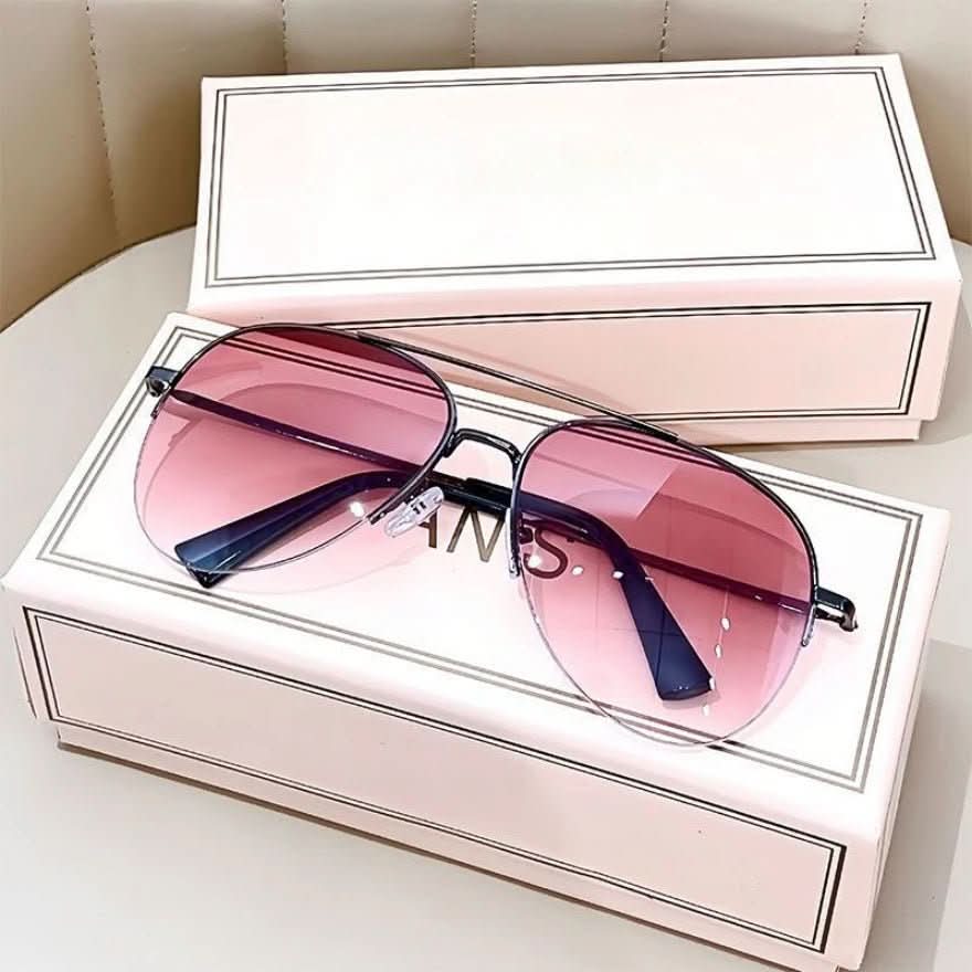 Air Glide Sunglasses - Men's Pilot Sunglasses with Gradient and UV400 Protection