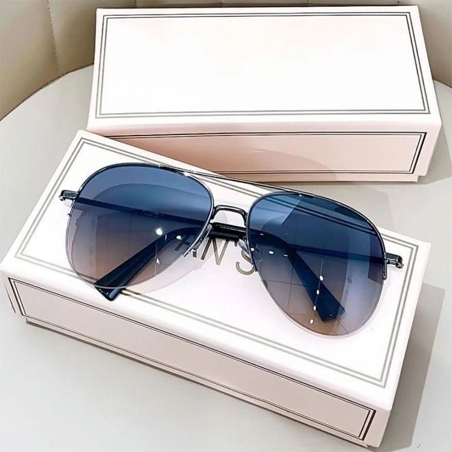 Air Glide Sunglasses - Men's Pilot Sunglasses with Gradient and UV400 Protection