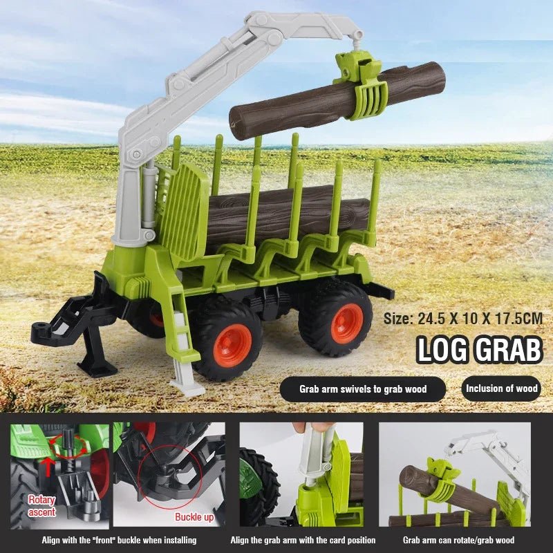 AGROTRAX – 1:24 ferngesteuerter elektrischer Sattelzug mit Beleuchtung 7