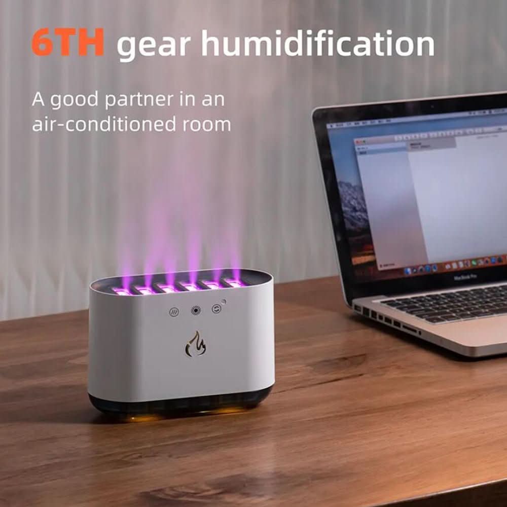 Luftnebel Pro – Humidifier With LED Colors & 6-Nozzle Moisture Distribution