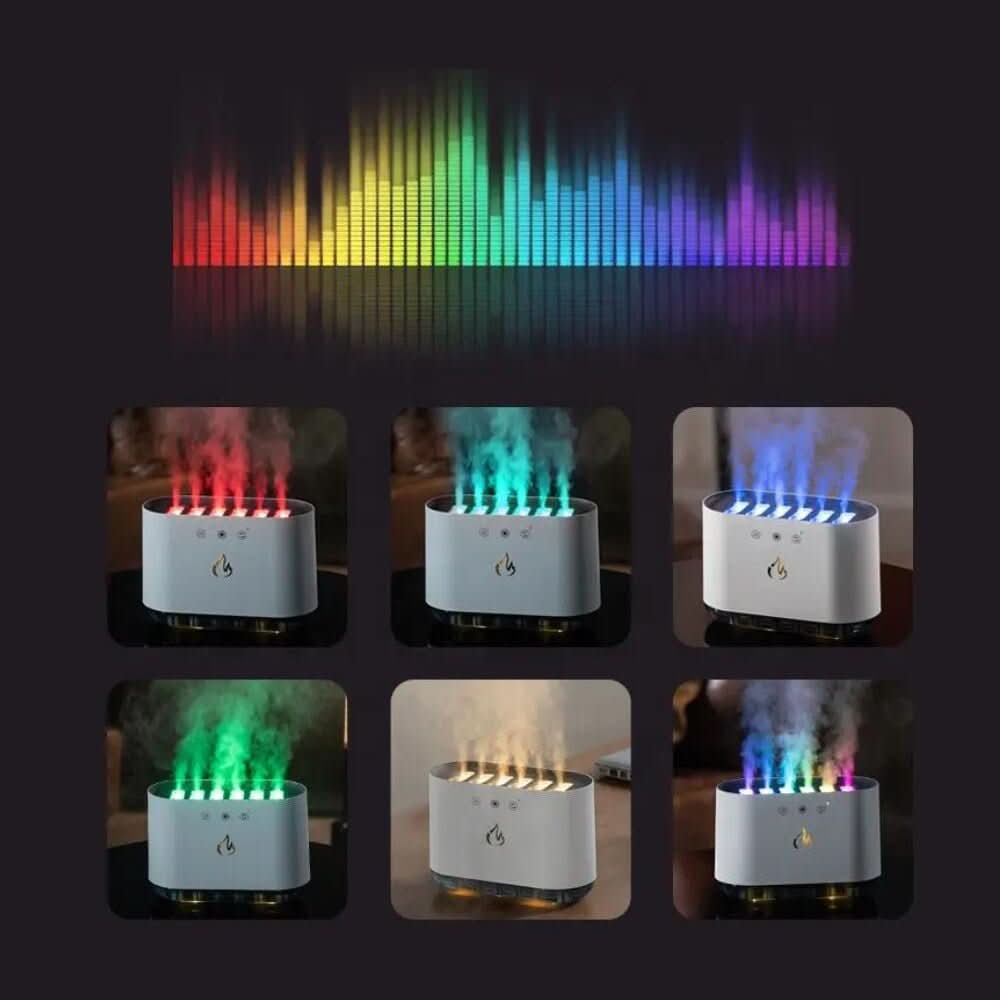 Luftnebel Pro – Humidifier With LED Colors & 6-Nozzle Moisture Distribution