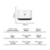 Luftnebel Pro – Humidifier With LED Colors & 6-Nozzle Moisture Distribution