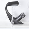 AQUACASCADE Waterfall Basin Faucet – Elegant Single-Lever Mixer with Spa Effect for Your Bathroom