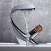 AQUACASCADE Waterfall Basin Faucet – Elegant Single-Lever Mixer with Spa Effect for Your Bathroom