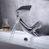 AQUACASCADE Waterfall Basin Faucet – Elegant Single-Lever Mixer with Spa Effect for Your Bathroom