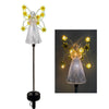 AURAANGEL Solar LED Gartenleuchte – Wetterfester Engel mit automatischer Aufladung 9