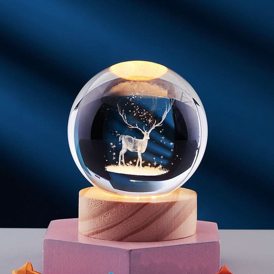 AURASHINE – 3D-LED-Kristalllampe für eine verträumte Nachtatmosphäre 0