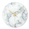 Olive - Elegant Wall Clock with Marble Inspiration