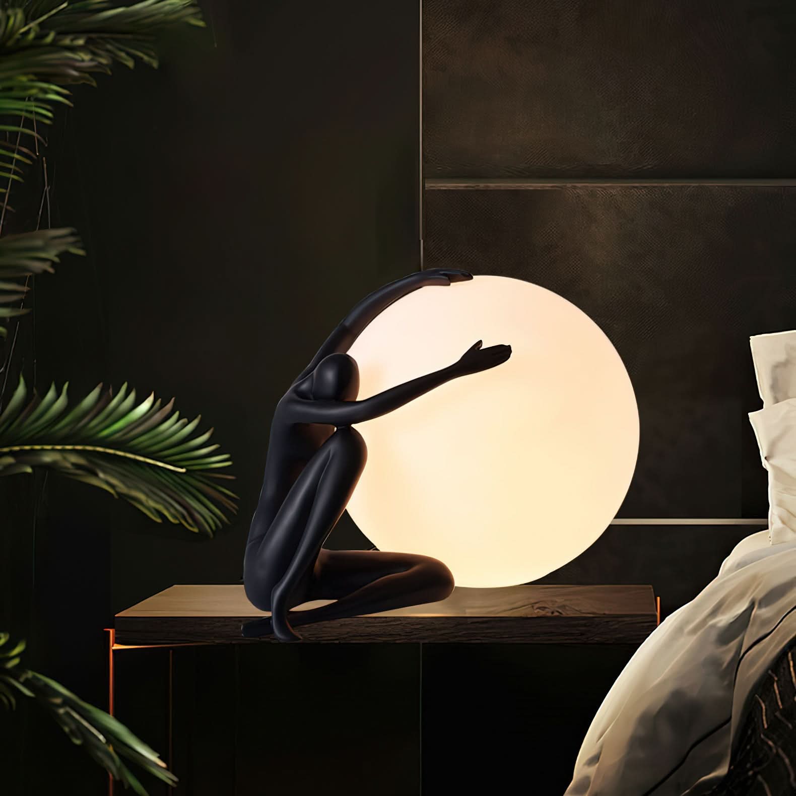 Linda Lamp Organically Inspired by Plants with Soft Ambient Light