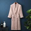 Air-Woven Bathrobe - Lightweight Unisex Waffle Weave Bathrobe