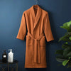 Air-Woven Bathrobe - Lightweight Unisex Waffle Weave Bathrobe