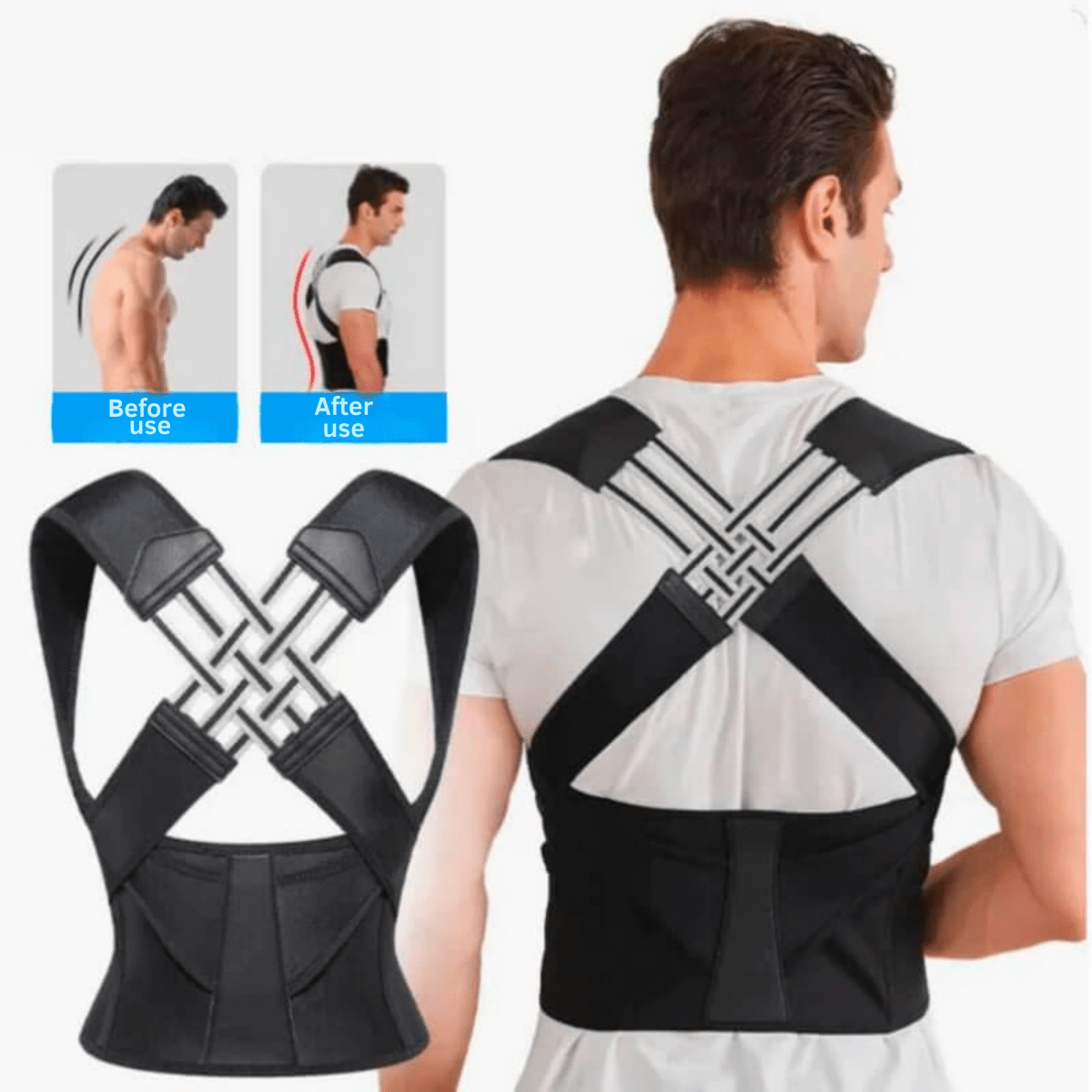 ALIGNOVA - Ergonomic Posture Corrector for a Healthy Spine