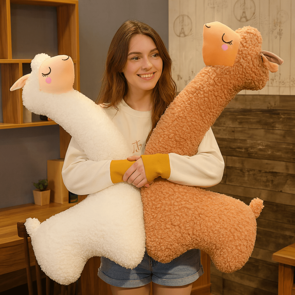 Cuddly Alpaca – Soft Alpaca Plush Toy For Children & Decoration
